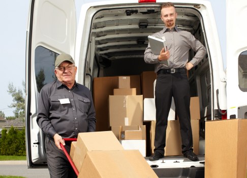 Removal van service for home moves in Marylebone