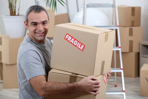 Commercial moving team supporting a business relocation in Marylebone