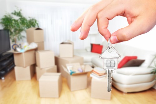 Secure card and PayPal payment area for Marylebone moving services