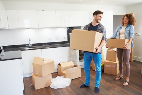 Local moving truck for flat and office removals in Marylebone