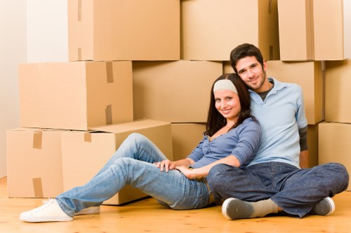 Packing and protecting household items for a Marylebone move