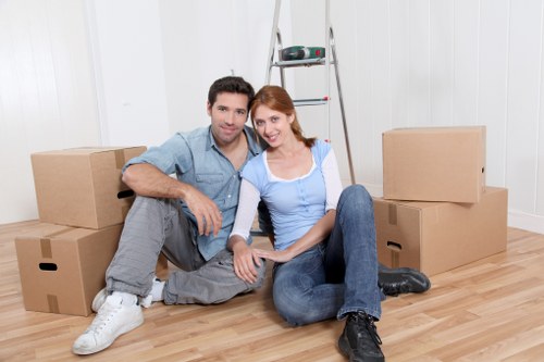 Packing and loading furniture for a flat move in Marylebone