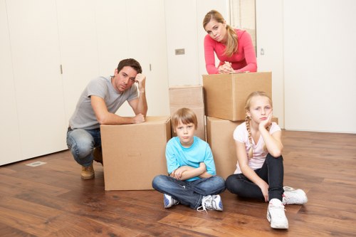 Local removal van for flats and offices in Marylebone