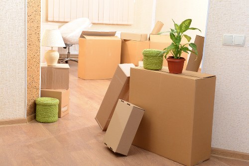 Careful transport of household items by a Marylebone van service
