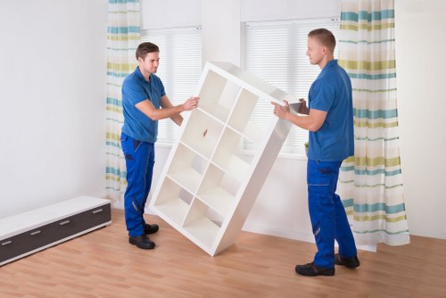 Residential flat move in Marylebone with boxes and careful handling